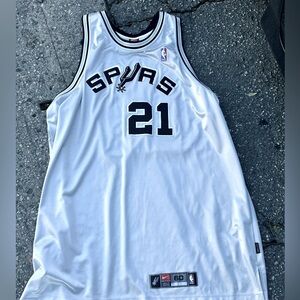 Authentic Nike Tim Duncan #21 San Antonio Spurs NBA Jersey Size 4XL 60